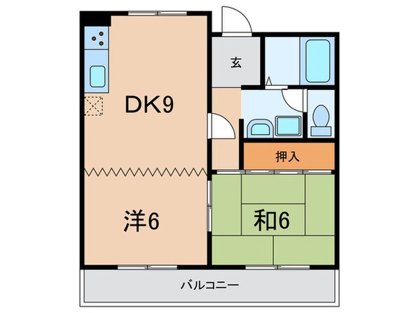 ラ　ビスタ長峰の物件間取画像